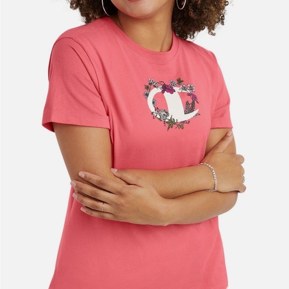 Champion Women’s Pink Graphic T-Shirt